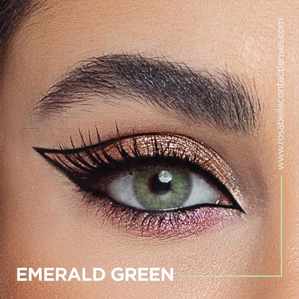 ROSA BELLE-EMERALD GREEN PLANO lenses