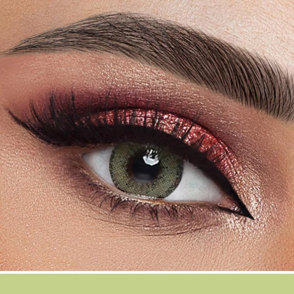 ROSA BELLE-OLIVE BLOOM PLANO contact lenses