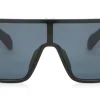 Close-up of Adidas sunglasses product display on white background
